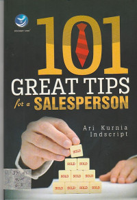 Image of 101 GREAT TIPS FOR A SALESPERSON